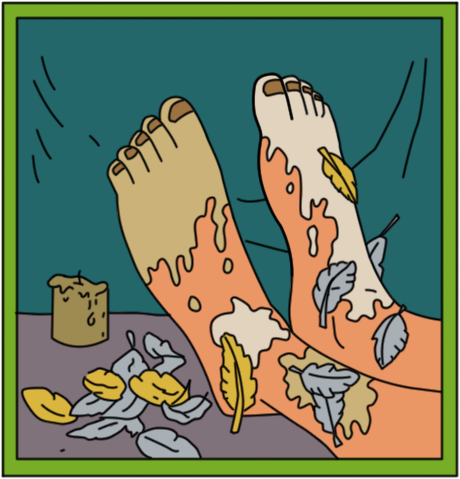 Wax Peggy's Feet